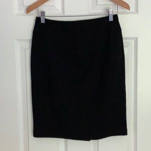 Black pencil skirt